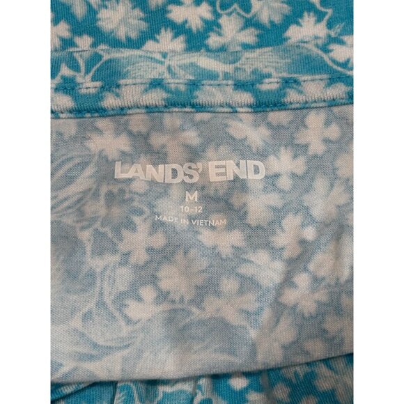Lands End Womens Sleeveless Floral Top M - Picture 4 of 11